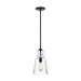 Myhouse Lighting Generation Lighting - 6536901-710 - One Light Pendant - Kea - Bronze