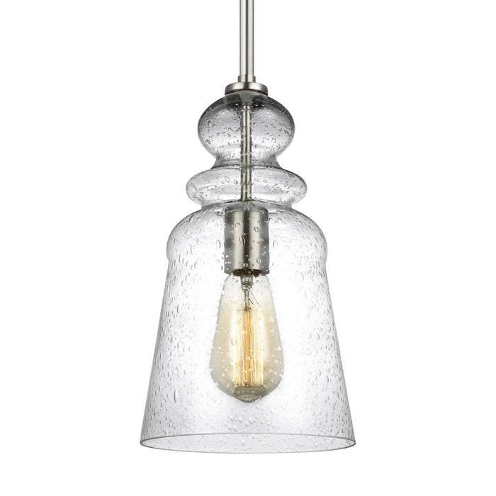 Myhouse Lighting Generation Lighting - 6536901-962 - One Light Pendant - Kea - Brushed Nickel