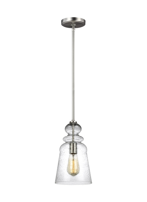 Myhouse Lighting Generation Lighting - 6536901-962 - One Light Pendant - Kea - Brushed Nickel