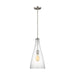 Myhouse Lighting Visual Comfort Studio - 6537001-962 - One Light Pendant - Arilda - Brushed Nickel