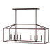 Myhouse Lighting Generation Lighting - 6615008EN-710 - Eight Light Island Pendant - Perryton - Bronze