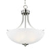 Myhouse Lighting Generation Lighting - 6616503-962 - Three Light Pendant - Geary - Brushed Nickel