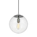 Myhouse Lighting Visual Comfort Studio - 6701801-04 - One Light Pendant - Leo - Hanging Globe - Satin Aluminum