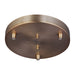 Myhouse Lighting Generation Lighting - 7449403-848 - Three Light Cluster Canopy - Multi-Port Canopy - Satin Brass