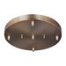 Myhouse Lighting Generation Lighting - 7449405-848 - Five Light Cluster Canopy - Multi-Port Canopy - Satin Brass