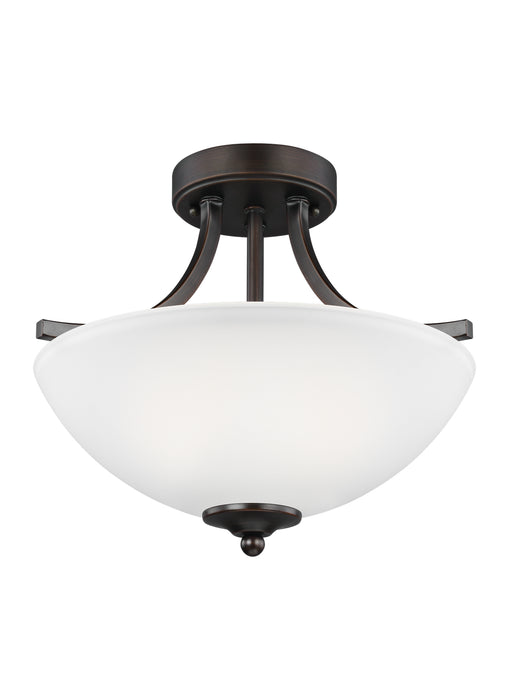 Myhouse Lighting Generation Lighting - 7716502-710 - Two Light Semi-Flush Convertible Pendant - Geary - Bronze