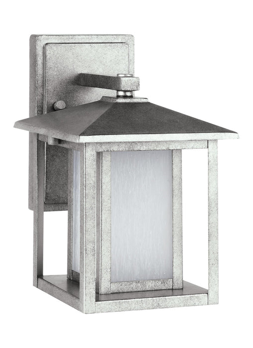 Myhouse Lighting Generation Lighting - 8902997S-57 - LED Outdoor Wall Lantern - Hunnington - Weathered Pewter