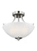 Myhouse Lighting Generation Lighting - 7716502-962 - Two Light Semi-Flush Convertible Pendant - Geary - Brushed Nickel