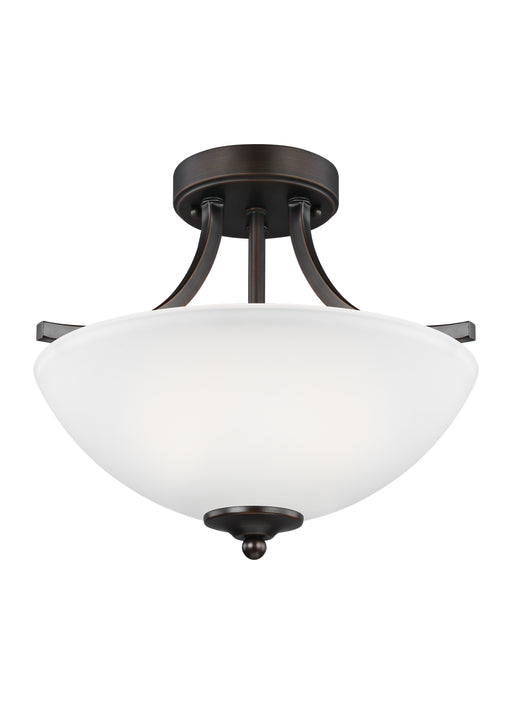 Myhouse Lighting Generation Lighting - 7716502EN3-710 - Two Light Semi-Flush Convertible Pendant - Geary - Bronze