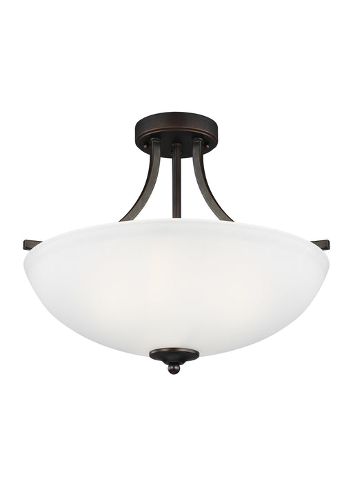 Myhouse Lighting Generation Lighting - 7716503EN3-710 - Three Light Semi-Flush Convertible Pendant - Geary - Bronze