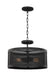 Myhouse Lighting Visual Comfort Studio - 7728502-12 - Two Light Semi-Flush Convertible Pendant - Gereon - Black