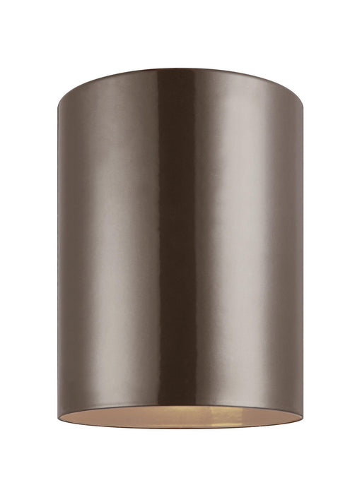 Myhouse Lighting Visual Comfort Studio - 7813897S-10 - LED Flush Mount - Outdoor Cylinders - Bronze