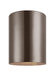 Myhouse Lighting Visual Comfort Studio - 7813897S-10 - LED Flush Mount - Outdoor Cylinders - Bronze