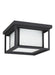 Myhouse Lighting Generation Lighting - 7903997S-12 - LED Outdoor Flush Mount - Hunnington - Black