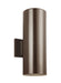 Myhouse Lighting Visual Comfort Studio - 8413897S-10 - LED Outdoor Wall Lantern - Outdoor Cylinders - Bronze