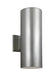 Myhouse Lighting Visual Comfort Studio - 8413897S-753 - LED Outdoor Wall Lantern - Outdoor Cylinders - Painted Brushed Nickel