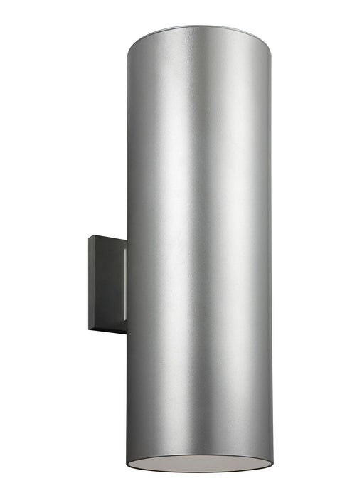 Myhouse Lighting Visual Comfort Studio - 8413997S-753 - LED Outdoor Wall Lantern - Outdoor Cylinders - Painted Brushed Nickel