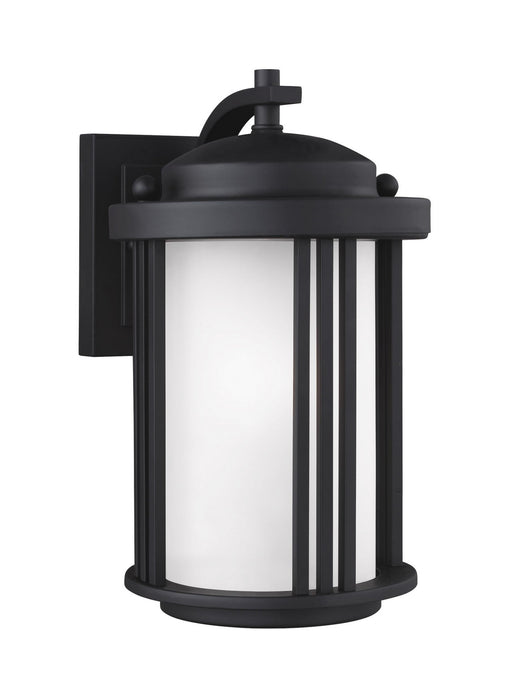 Myhouse Lighting Generation Lighting - 8547901DEN3-12 - One Light Outdoor Wall Lantern - Crowell - Black