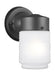 Myhouse Lighting Generation Lighting - 8550001-12 - One Light Outdoor Wall Lantern - Outdoor Wall - Black
