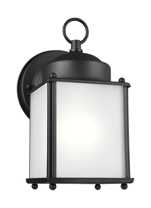 Myhouse Lighting Generation Lighting - 8592001EN3-12 - One Light Outdoor Wall Lantern - New Castle - Black