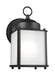 Myhouse Lighting Generation Lighting - 8592001EN3-12 - One Light Outdoor Wall Lantern - New Castle - Black