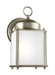 Myhouse Lighting Generation Lighting - 8592001EN3-965 - One Light Outdoor Wall Lantern - New Castle - Antique Brushed Nickel