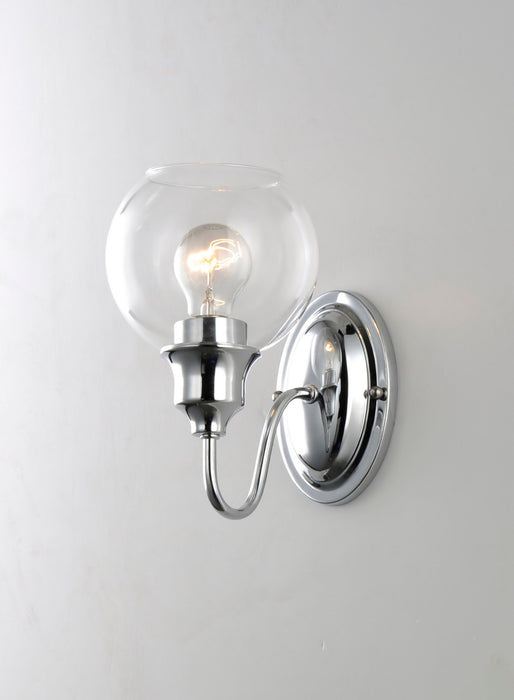 Myhouse Lighting Maxim - 1111CLPC - One Light Wall Sconce - Ballord - Polished Chrome