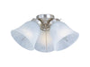 Myhouse Lighting Maxim - FKT207FTSN - Three Light Ceiling Fan Light Kit - Fan Light Kits - Satin Nickel