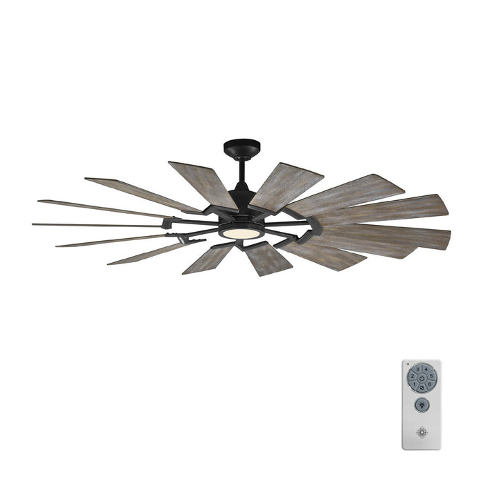 Myhouse Lighting Visual Comfort Fan - 14PRR62AGPD - 62``Ceiling Fan - Prairie 62 - Aged Pewter