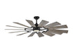 Myhouse Lighting Visual Comfort Fan - 14PRR62AGPD - 62``Ceiling Fan - Prairie 62 - Aged Pewter