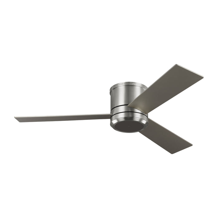 Myhouse Lighting Generation Lighting - 3CLMR56BSD-V1 - 56"Ceiling Fan - Clarity - Brushed Steel