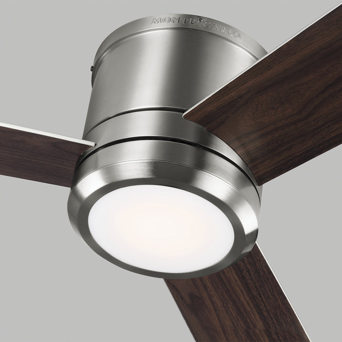 Myhouse Lighting Generation Lighting - 3CLMR56BSD-V1 - 56"Ceiling Fan - Clarity - Brushed Steel