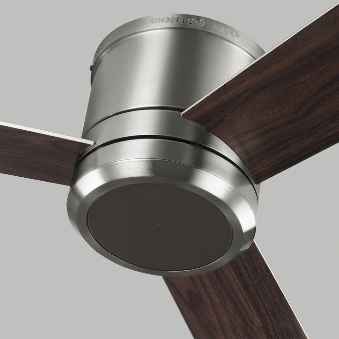 Myhouse Lighting Generation Lighting - 3CLMR56BSD-V1 - 56"Ceiling Fan - Clarity - Brushed Steel