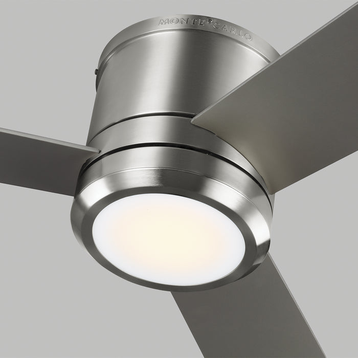 Myhouse Lighting Generation Lighting - 3CLMR56BSD-V1 - 56"Ceiling Fan - Clarity - Brushed Steel