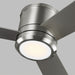 Myhouse Lighting Generation Lighting - 3CLMR56BSD-V1 - 56"Ceiling Fan - Clarity - Brushed Steel