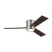 Myhouse Lighting Generation Lighting - 3CLMR56BSD-V1 - 56"Ceiling Fan - Clarity - Brushed Steel