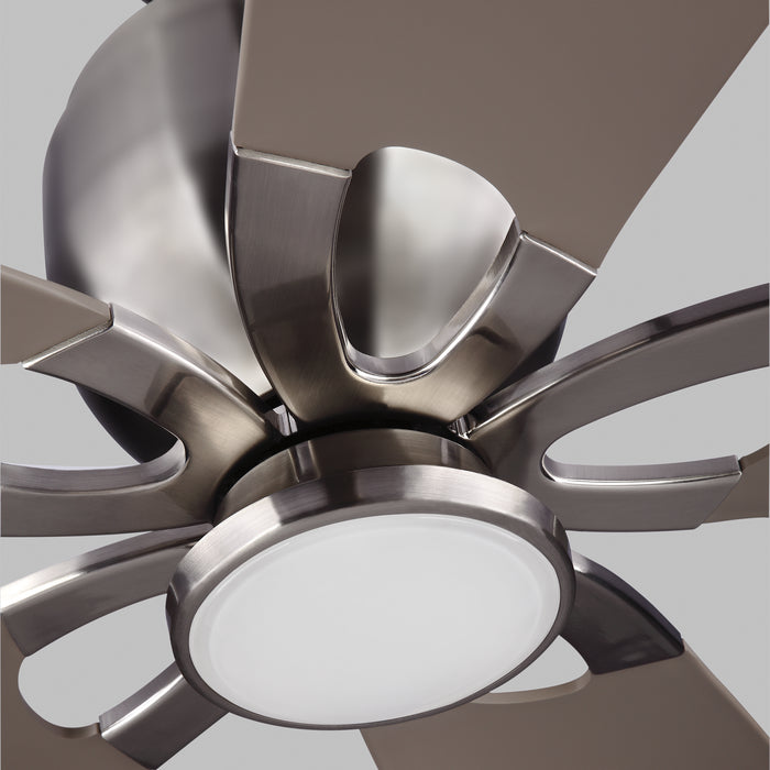 Myhouse Lighting Generation Lighting. - 5LLR56BSD-V1 - 56"Ceiling Fan - Lily - Brushed Steel