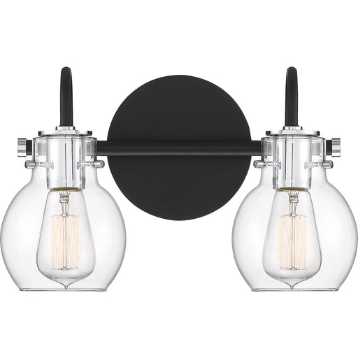 Myhouse Lighting Quoizel - ANW8602EK - Two Light Bath Fixture - Andrews - Earth Black