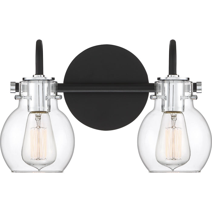 Myhouse Lighting Quoizel - ANW8602EK - Two Light Bath Fixture - Andrews - Earth Black