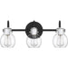 Myhouse Lighting Quoizel - ANW8603EK - Three Light Bath Fixture - Andrews - Earth Black