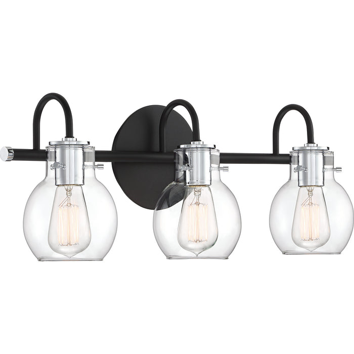 Myhouse Lighting Quoizel - ANW8603EK - Three Light Bath Fixture - Andrews - Earth Black