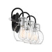 Myhouse Lighting Quoizel - ANW8603EK - Three Light Bath Fixture - Andrews - Earth Black