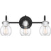 Myhouse Lighting Quoizel - ANW8603EK - Three Light Bath Fixture - Andrews - Earth Black