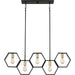 Myhouse Lighting Quoizel - BSK540EK - Five Light Island Chandelier - Bismarck - Earth Black