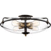 Myhouse Lighting Quoizel - GFC1621PN - Four Light Flush Mount - Griffin - Palladian Bronze