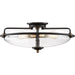 Myhouse Lighting Quoizel - GFC1621PN - Four Light Flush Mount - Griffin - Palladian Bronze