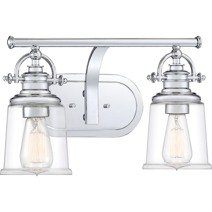 Myhouse Lighting Quoizel - GRT8602C - Two Light Bath Fixture - Grant - Polished Chrome