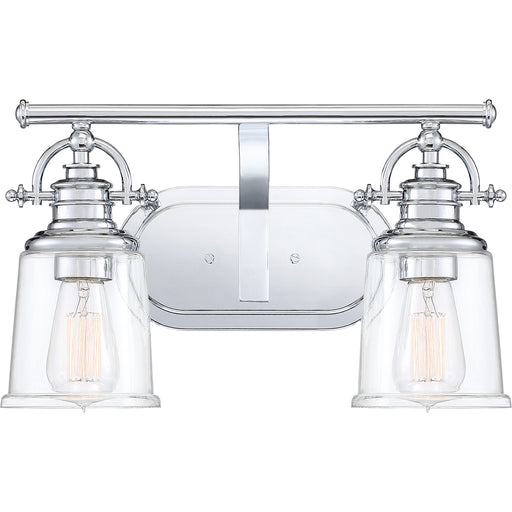 Myhouse Lighting Quoizel - GRT8602C - Two Light Bath Fixture - Grant - Polished Chrome