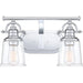 Myhouse Lighting Quoizel - GRT8602C - Two Light Bath Fixture - Grant - Polished Chrome