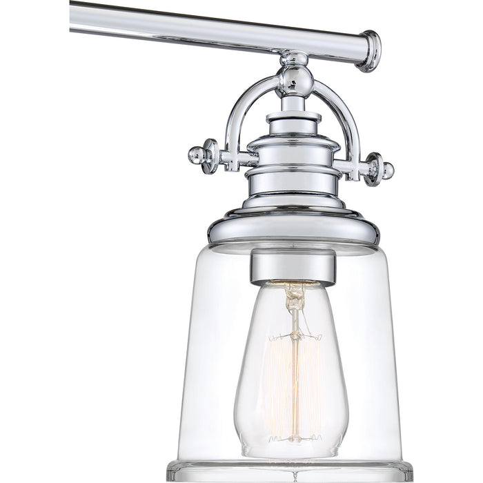 Myhouse Lighting Quoizel - GRT8603C - Three Light Bath Fixture - Grant - Polished Chrome